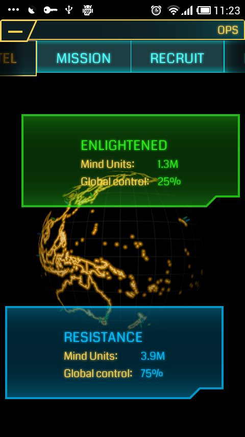 Enlightened 和 Resistance 比例